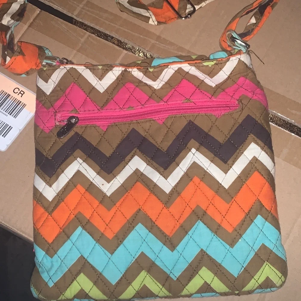 Chevron Patterned Shoulder Bag